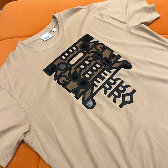BURBERRY Graphic Print Crew Neck T-Shirt in size M - Picture 5 of 8